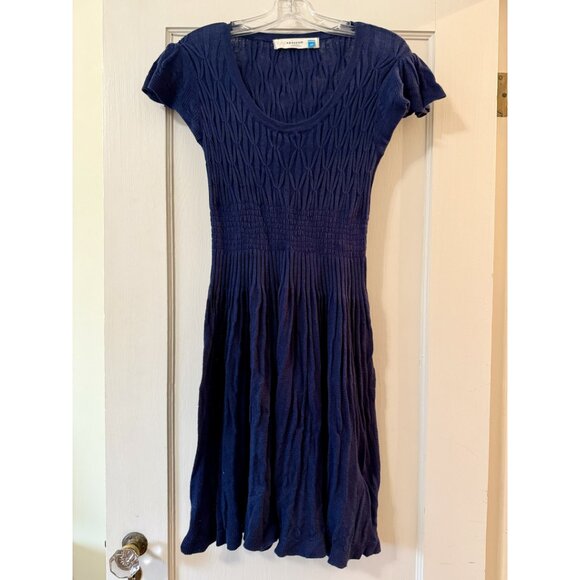 Anthropologie | Sparrow Navy Amarena Sweater Dress - Picture 3 of 12
